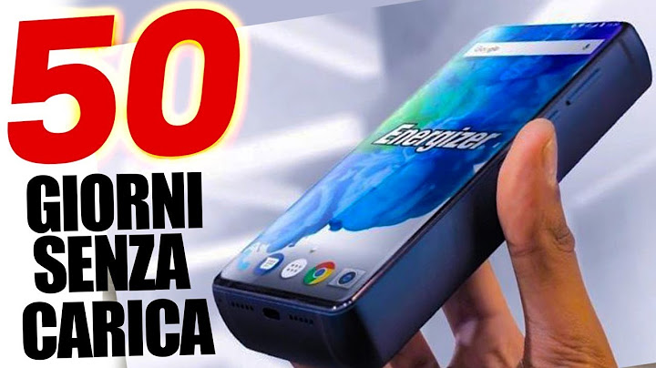 IL TELEFONO CHE NON SI SCARICA MAI!