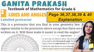 Lines & Angles | Class 6 Maths Chapter 2 NCERT Ganita Prakash | Page 36,37,38,39 & 40 Explanation