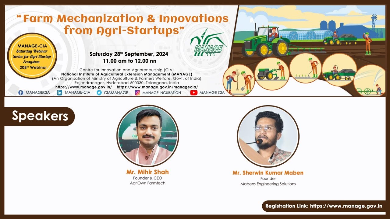 Farm Mechanization & Innovations from Agri-Startups - YouTube