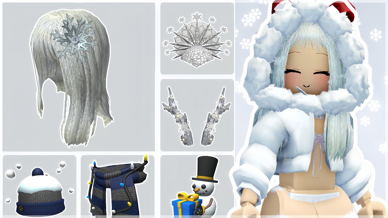 TUTORIAL DO NOVO CABELO DE GELO GRÁTIS NO ROBLOX!❄️ #roblox