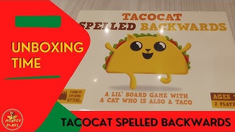 Tacocat Spelled Backwards | Quick Unboxing