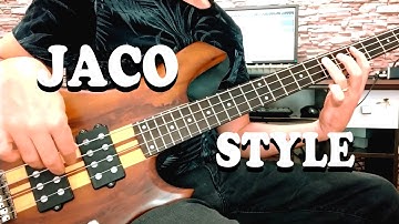AMAZING FUNK BASS GROOVE LESSON /// Jaco Pastorius Style