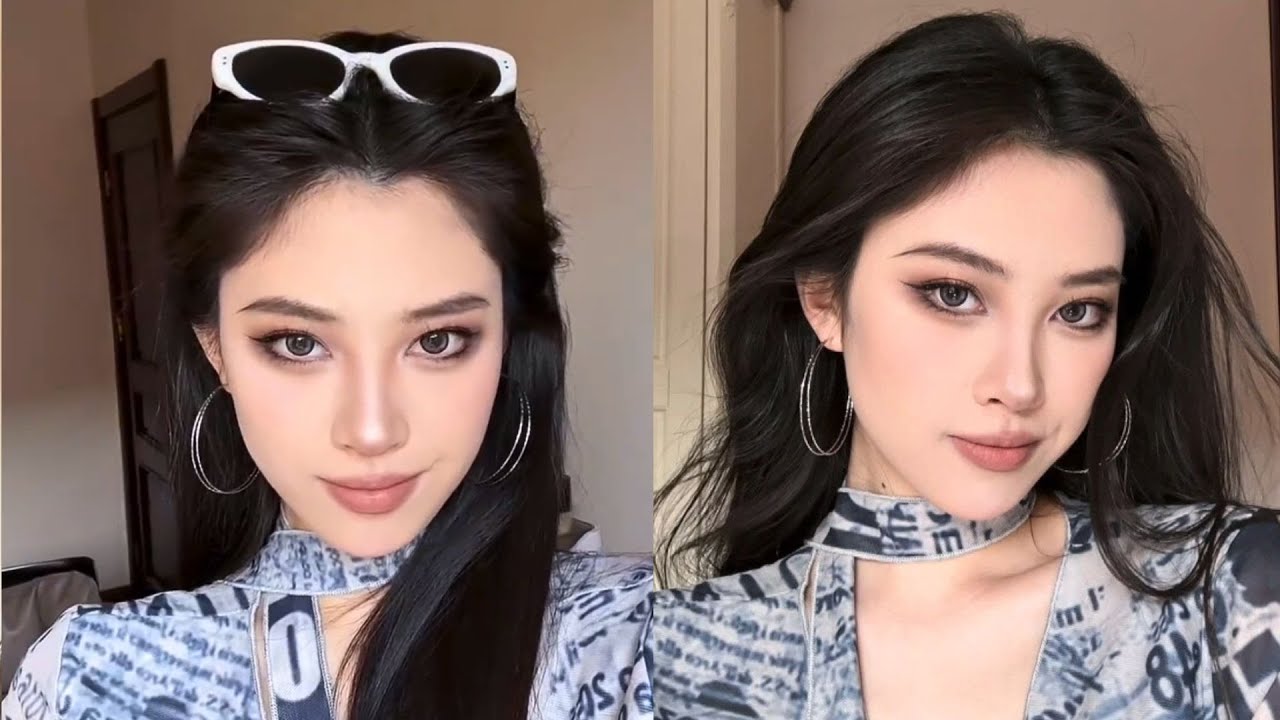 foxy jennie kim cat eye makeup tutorial 💌 korean douyin makeup tutorials