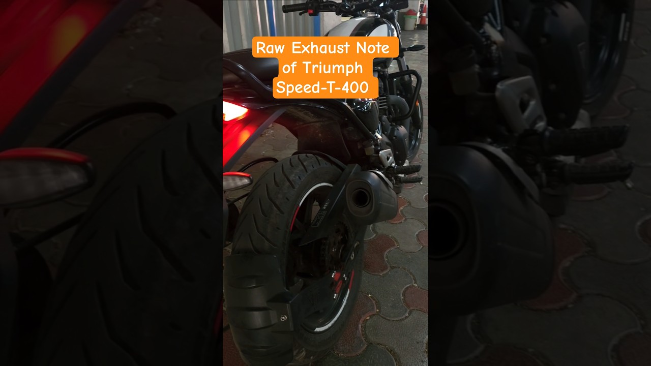 Triump speed t4 raw exhaust note.