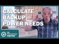 Calculate Backup Emergency Power Requirements Using a Power Consumption Meter