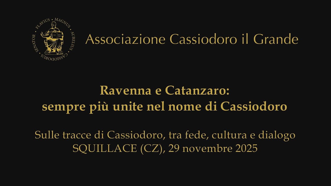 Ravenna e Catanzaro sempre più unite nel nome di Cassiodoro   cerimonia del “gemellaggio”