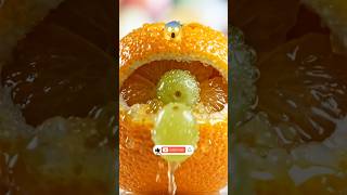 Orange Eating Grapes?! 🍊🍇 #shorts#aishorts #aivideo #trending #food #ytshorts #viral #chocolate