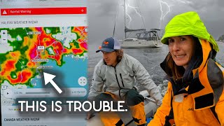 Extreme weather in Nova Scotia⚡ (2023 is a rough year to sail there)