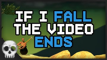 Getting Over It with Bennett Foddy but if I Fall the Video Ends
