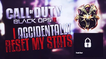 I ACCIDENTAL RESET MY BLACK OPS 3 ZOMBIE STATS