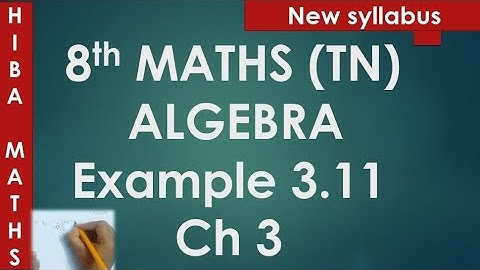 8th maths algebra example 3.11 expand using identities chapter 3 tn samacheer