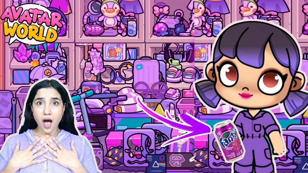 Avatar World 24 saat Herşey Mor Seval Games