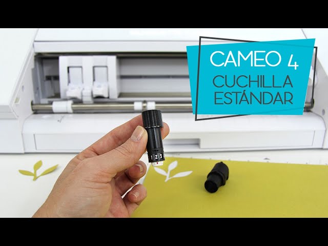 Cuchilla estándar en Silhouette Cameo 4 