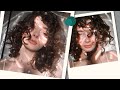 Flaxseed Hair Gel DIY On Curly Hair