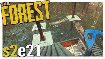 TREE BRIDGE NETWORK | The Forest Gameplay S2E21 (Alpha v0.18)