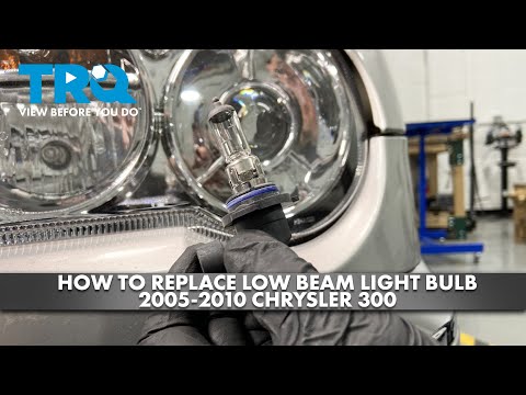 How to Replace Low Beam Light Bulb 2005-2010 Chrysler 300