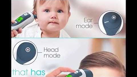 Baby Forehead Thermometer with Ear Function  iProven DMT489 Gray