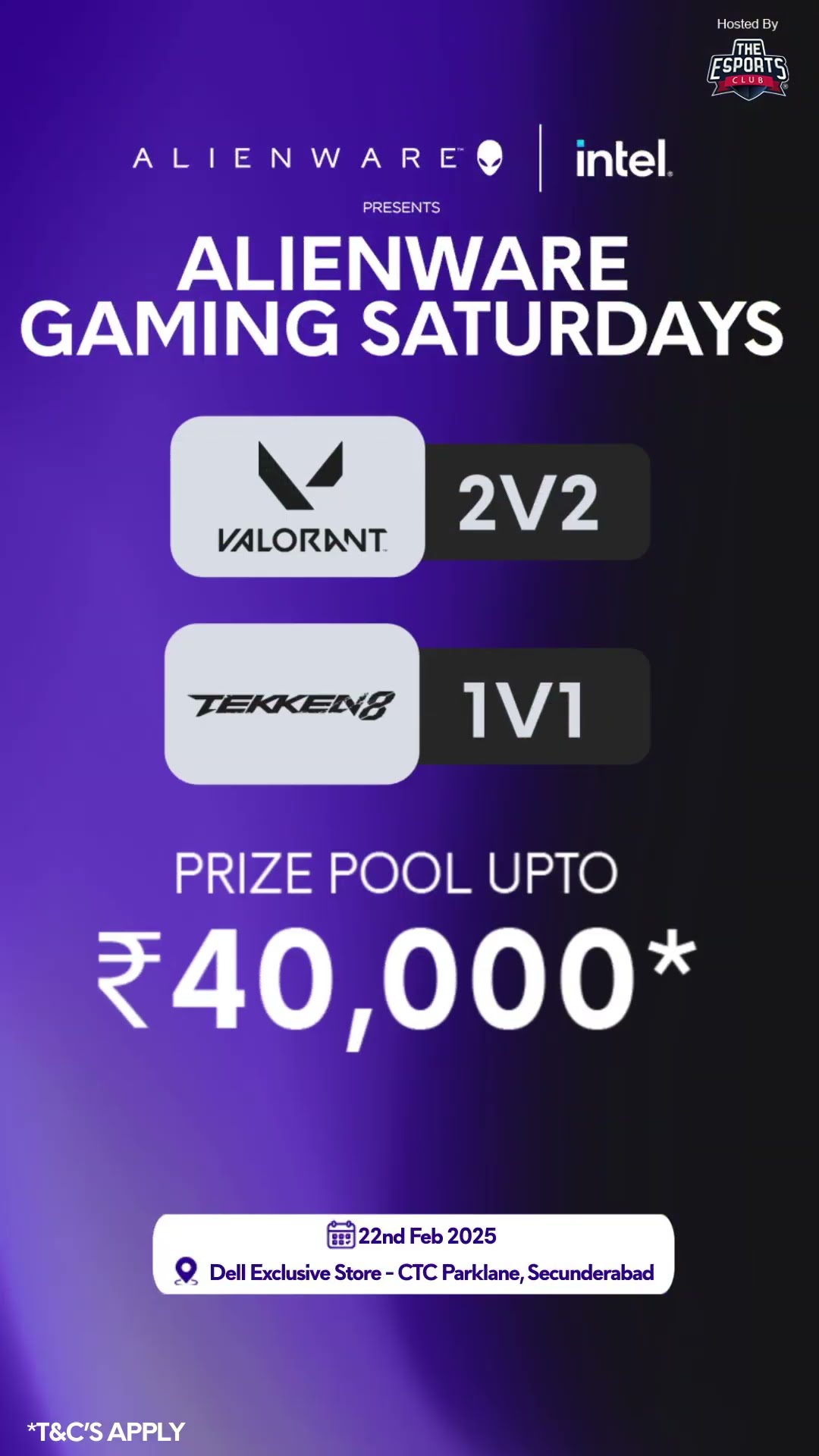 Alienware \u0026 Intel Presents Alienware Gaming Saturdays - Secunderabad
