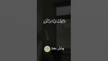 وَتَوَلَّىٰ عَنْهُمْ وَقَالَ يَا أَسَفَىٰ عَلَىٰ يُوسُفَ - القارئ محمد هشام.