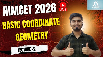 Nimcet 2026| Coordinate Geometry  | Lecture 2 |  Vijaypal Choudhary