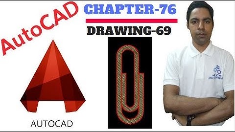 Autocad 2D Practice Drawing 2018 | Chapter-76 | Drawing-69 (Example-69) | By Ahuja Technical Hant
