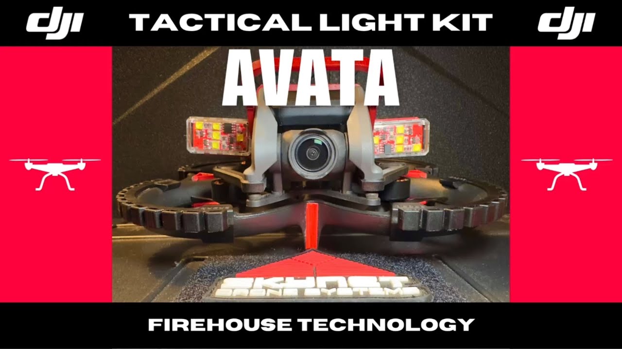 DJI Avata FPV Tactical Light Kit for Interior and Exterior Ops - Drone Shop  Perth