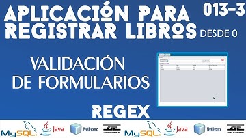Validación de Formularios en Java | Parte 3 | AppBook | 013