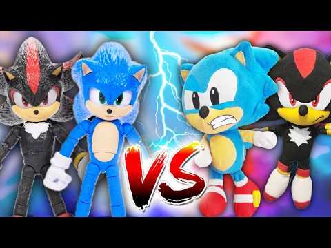 Sonic VS Movie Sonic Toys! - SSC Plush