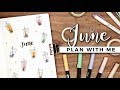PLAN WITH ME | June 2019 Bullet Journal Setup