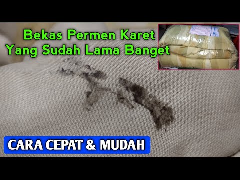 Video: Bagaimana cara menghilangkan permen karet dari pakaian di rumah?