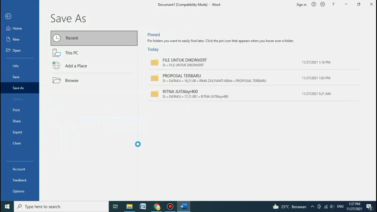 CARA MENGUBAH JPG KE WORD Bisa diedit YouTube