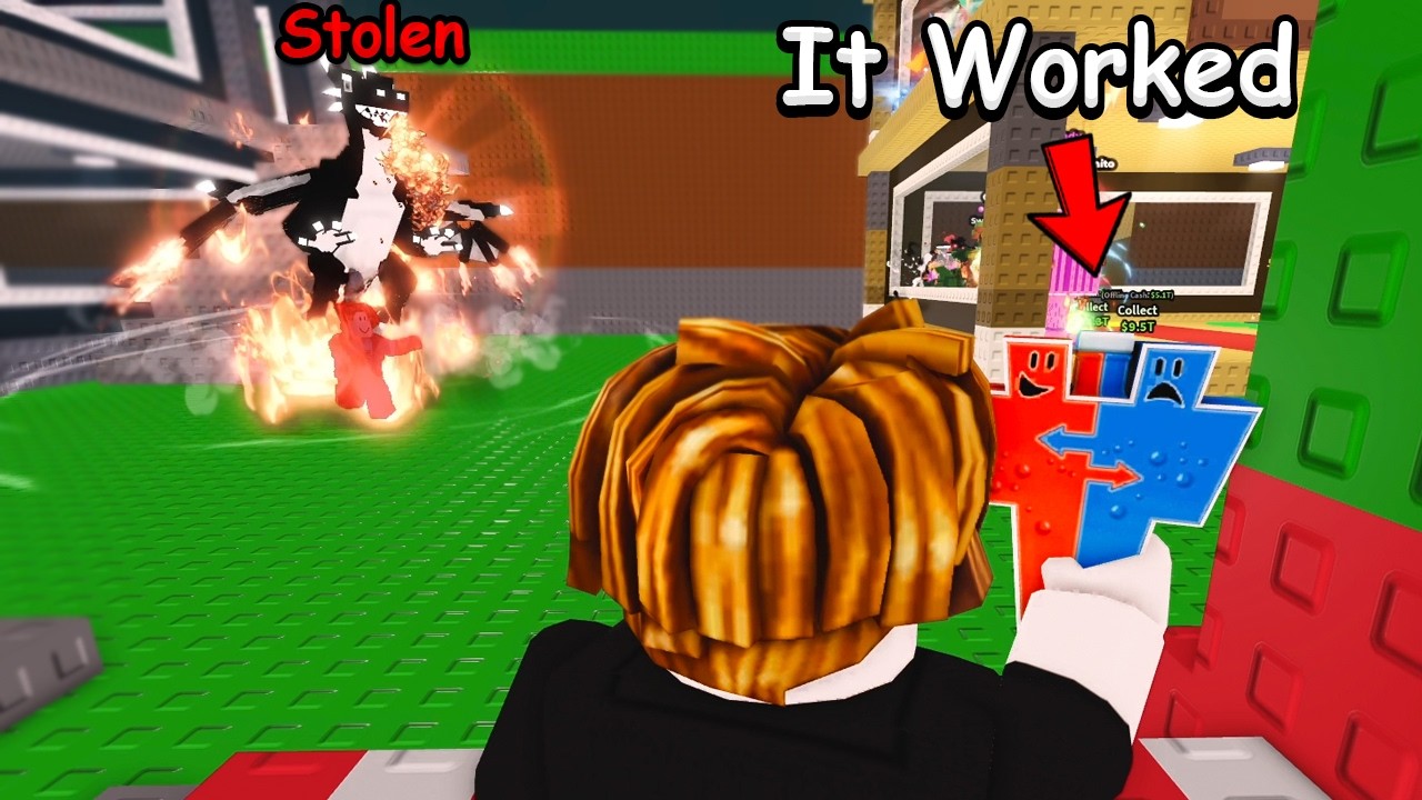 Я разбогател благодаря этому сломанному способу воровства в Roblox — укради мозги.