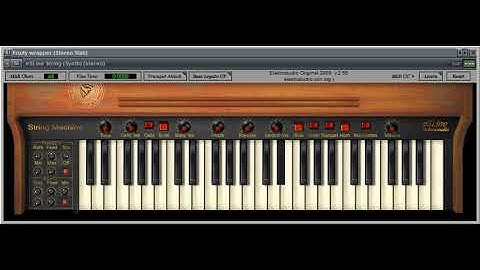 eSLine VST string synthesizer (Elektrostudio) - Preview of 32 sound patches
