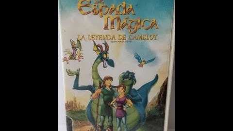 Closing To The Magic Sword; Quest For Camelot 1998 VHS Mexican Copy 6/4/21