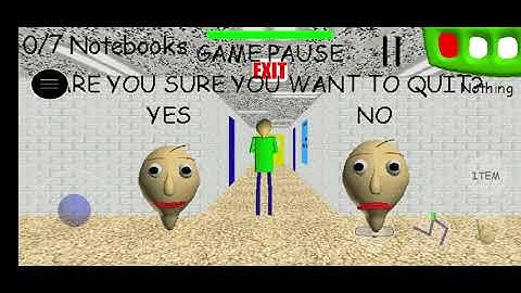 baldi and 1st prize had enouthg mod menu with sounds