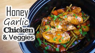 Slow Cooker Honey Garlic Chicken & Veggies  What's For Din'?  Courtney Budzyn  Recipe 65