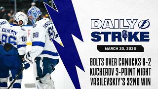 Another 3-Point Night For Nikita Kucherov As Lightning Beat Canucks 6-2