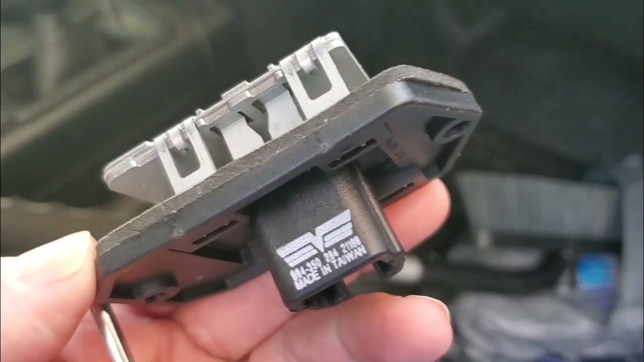 FJ Cruiser Blower Motor Resistor Replacement YouTube