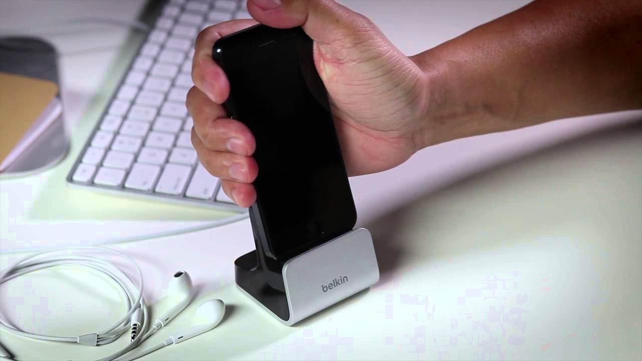 Lightning Connector Charge Sync Dock For Iphone 5 From Belkin
