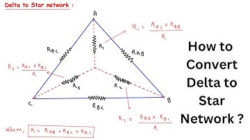 Delta to Star network | Star to Delta network | Transformation Technique | Electrical Engineering
