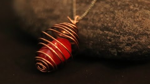 Wire-wrapping Easy Spiral Cage Pendant (Beginners)