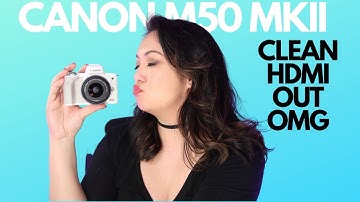 Clean HDMI on your Canon M50 MKii step by step
