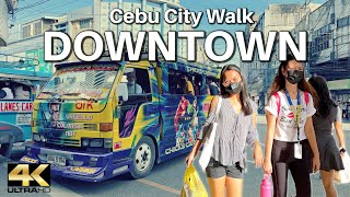 Ultimate Walk Around DOWNTOWN Cebu City Philippines [4K]