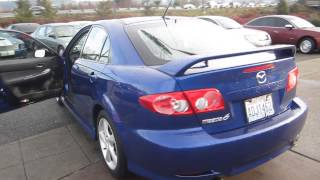 2005 Mazda 6, Blue - STOCK# 14-1107A - Walk around
