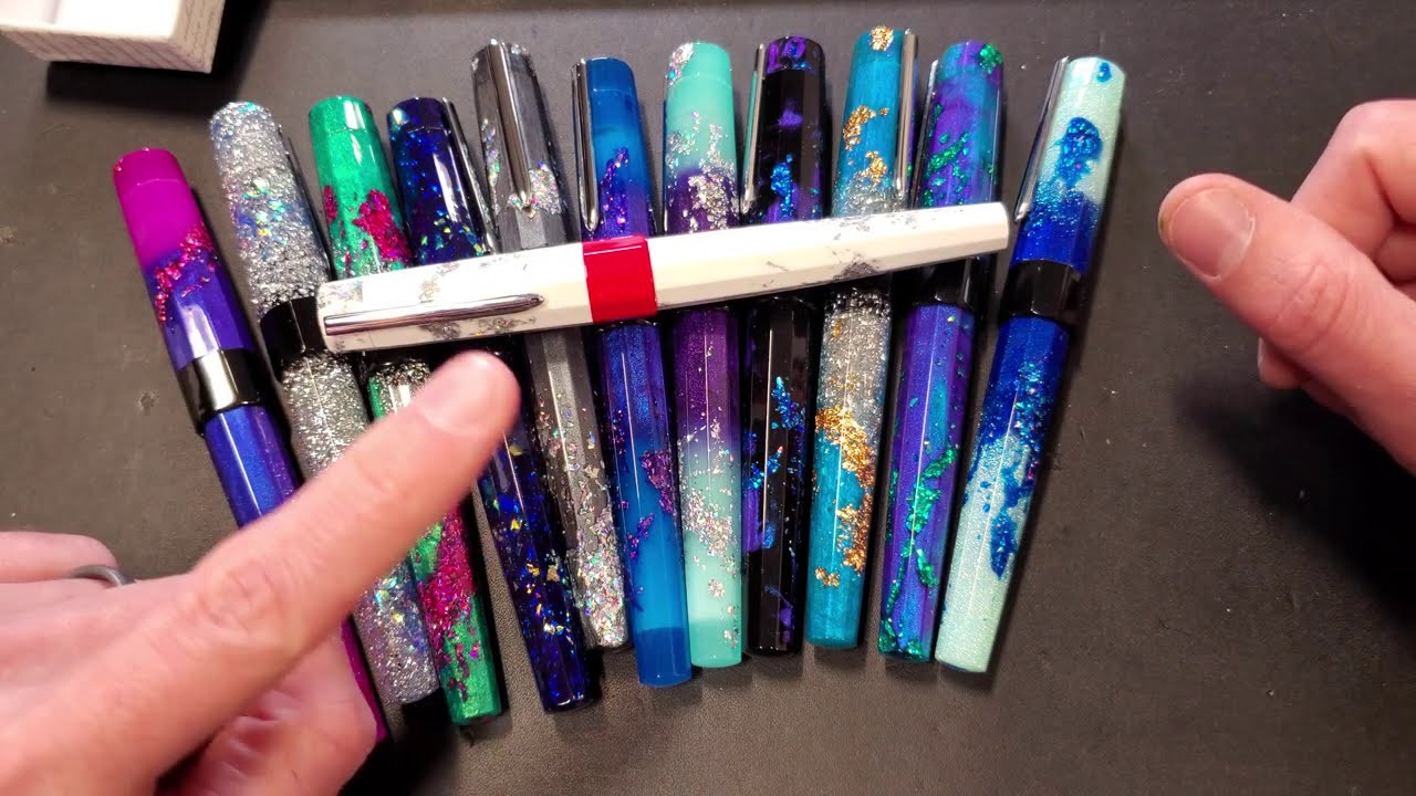 Unboxing 12 BENU Euphoria Fountain Pens (CRAZY designs!!) YouTube