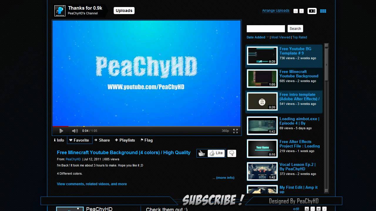 Free Youtube BG Template # 10 (PSD PNG) Futuristic YouTube Free Youtube BG Template # 10 (PSD PNG) Futuristic YouTube