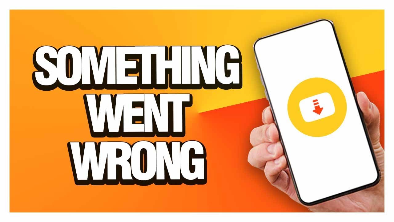 How To Fix Snaptube Something Went Wrong | Easy Guide - YouTube