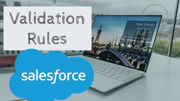 Validation Rules in Salesforce