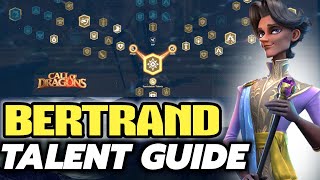 call of dragons - Bertrand talent tree & skills guide [War pets & artifacts]
