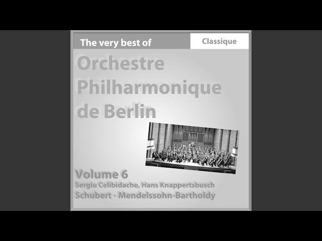 Mendelssohn - Symphonie n°4 "Italienne": 1er mvt : Orch Philh Vienne / G.Solti